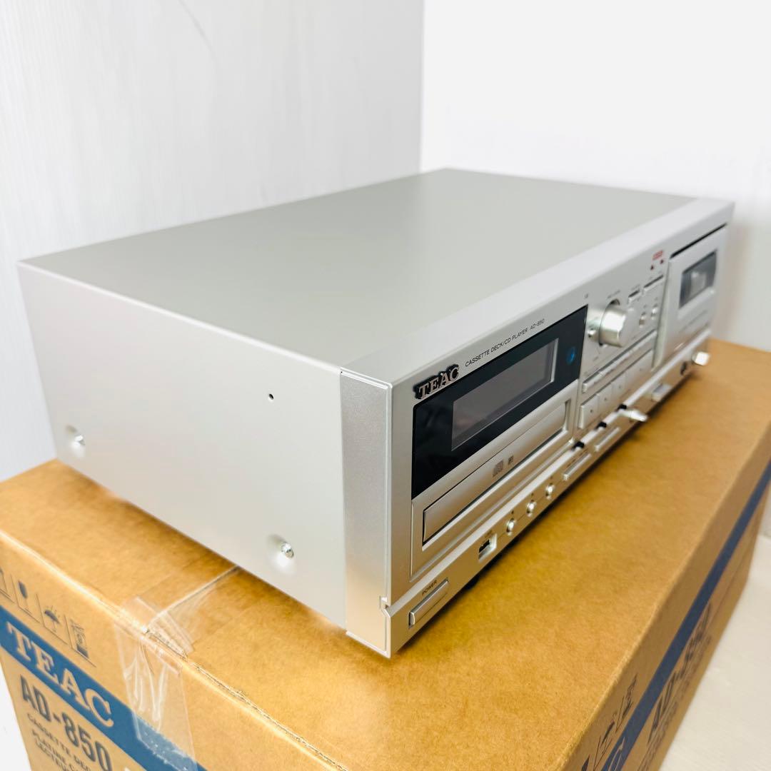 【新品同様】TEAC AD-850-SE CD カセットデッキ　2025年製