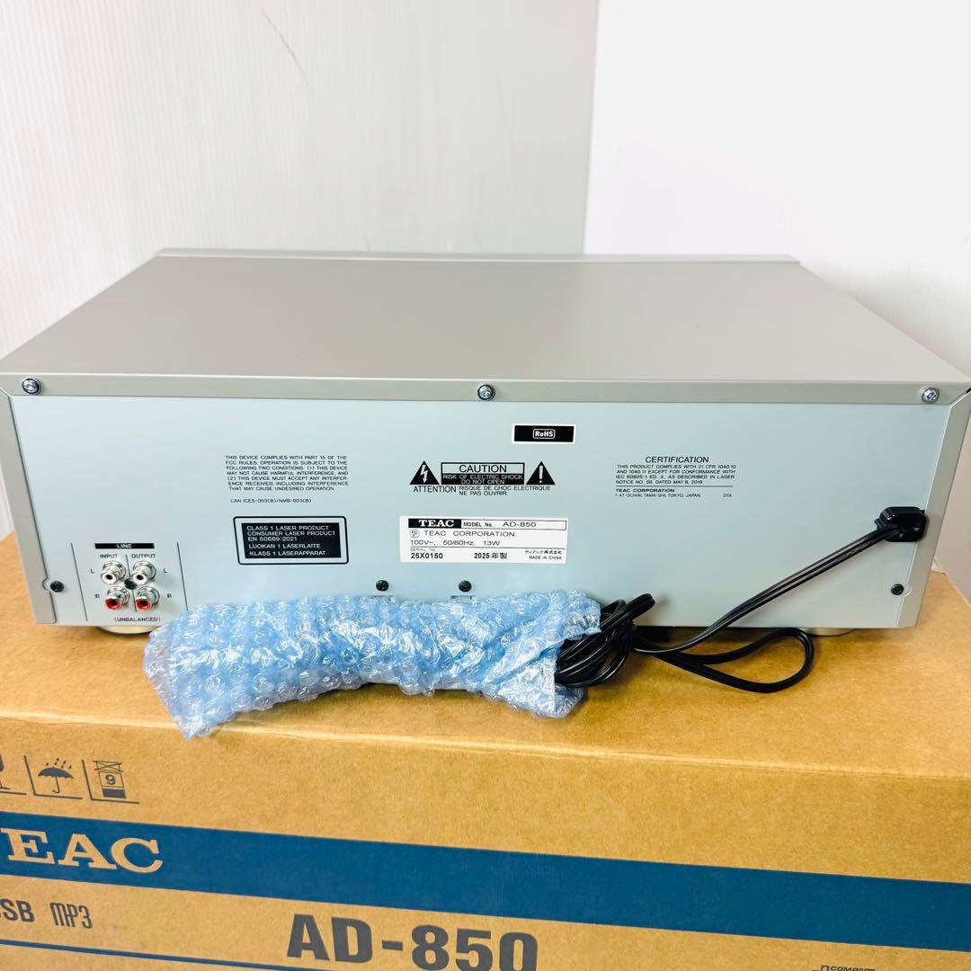 【新品同様】TEAC AD-850-SE CD カセットデッキ　2025年製