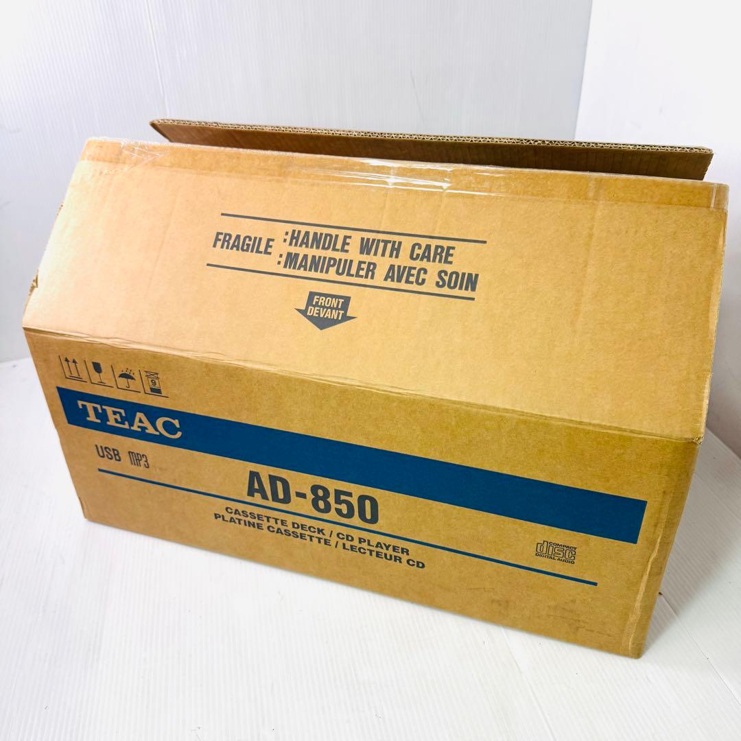 【新品同様】TEAC AD-850-SE CD カセットデッキ　2025年製