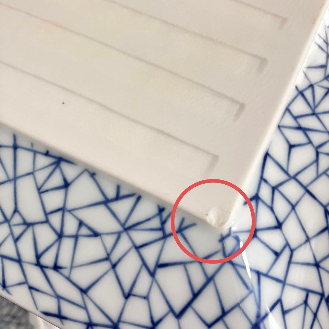 角大皿 スクエアプレート 角皿 大皿 和食器 染付