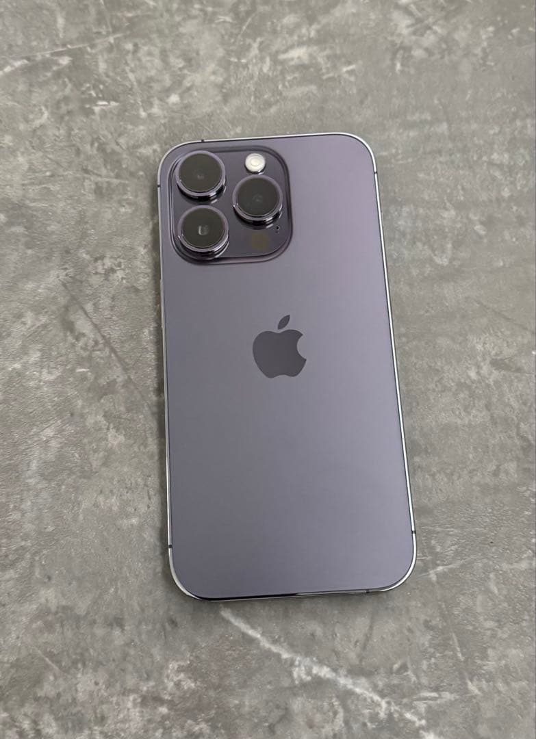 【美品】iPhone14pro パープル 128GB SIMロックなし