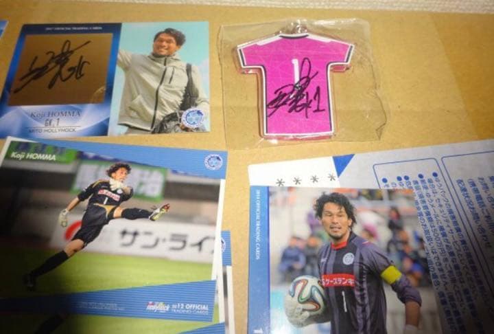 Jリーグ　本間幸司 水戸ホーリーホック 直筆サインカードなど　（998）