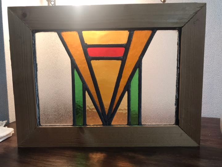 1930年代 英国アンティーク ステンドグラス ｜アールデコ調 ヴィンテージ
