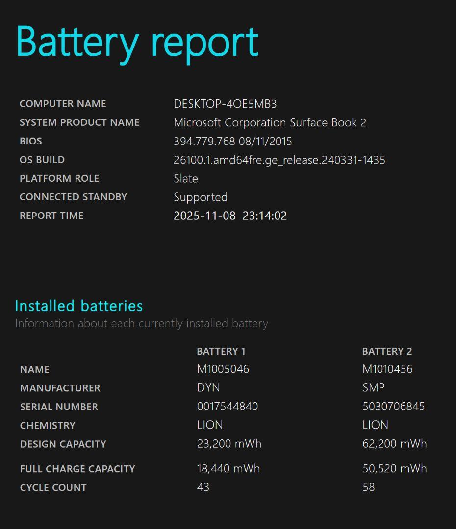 【Microsoft】Surface Book 2 15インチ