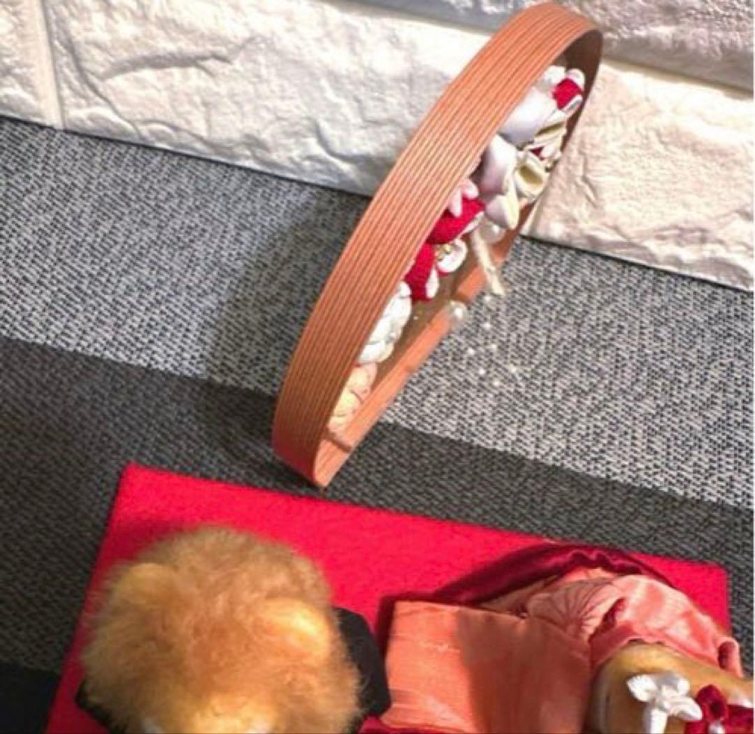 羊毛フェルト ★ライオンの婚礼 色打掛け★ 創作人形 ハンドメイド
