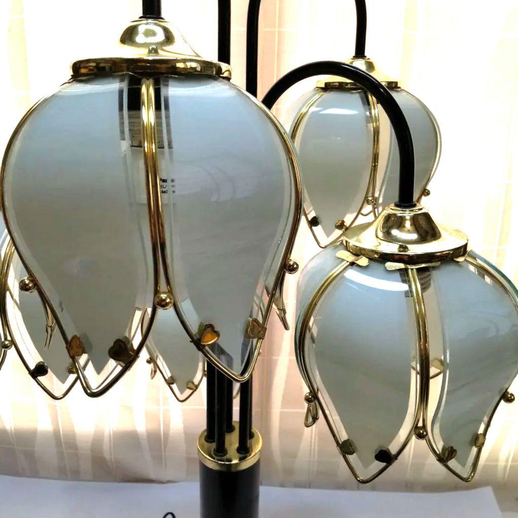 フロアランプ 鈴蘭のランプ 約85cm 昭和レトロ