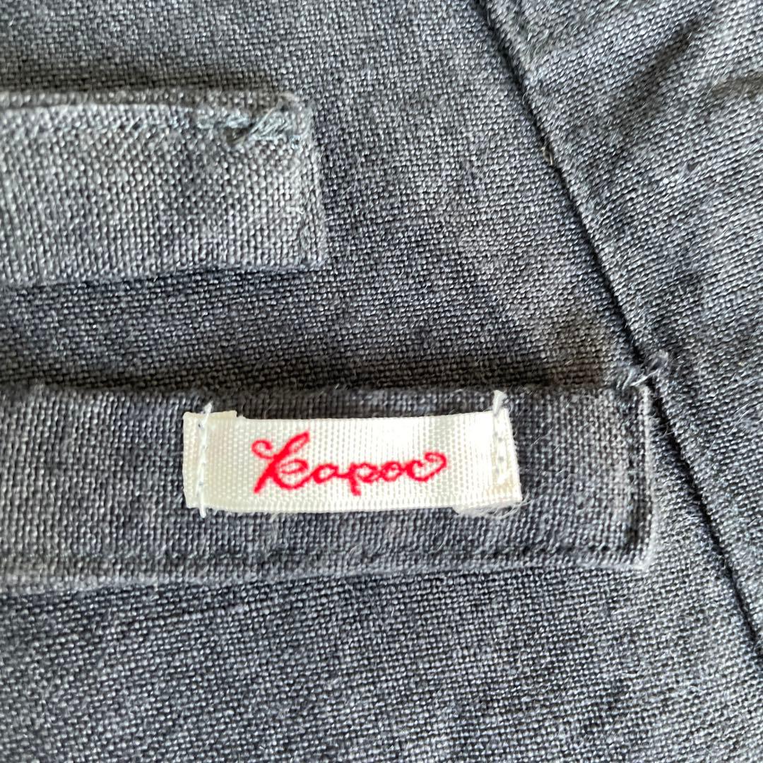 Kapok 割烹着2way ハウスワーキングコート1rd 濃紺　未使用