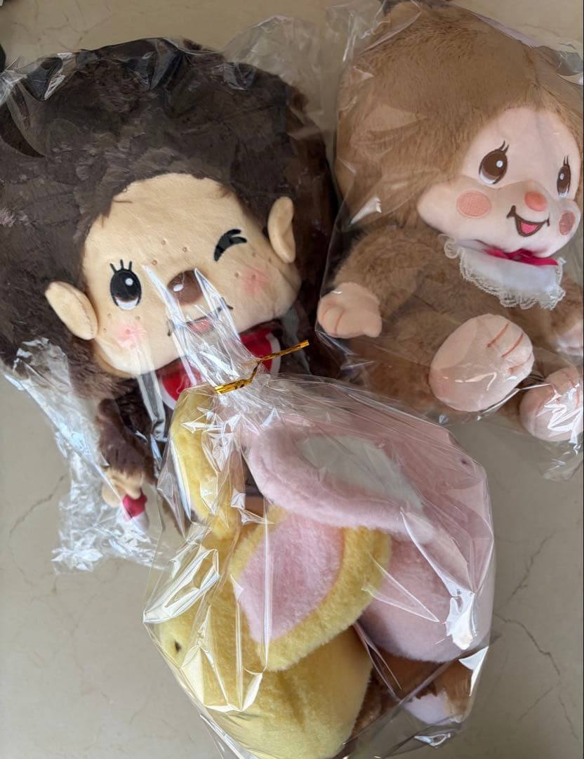 モンチッチぬいぐるみ 4点セット販売 (うさぎ着ぐるみ ウインク チムたん)