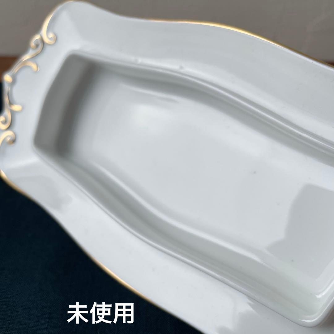 イギリス製　ロイヤルアルバート　陶器　バターケース
