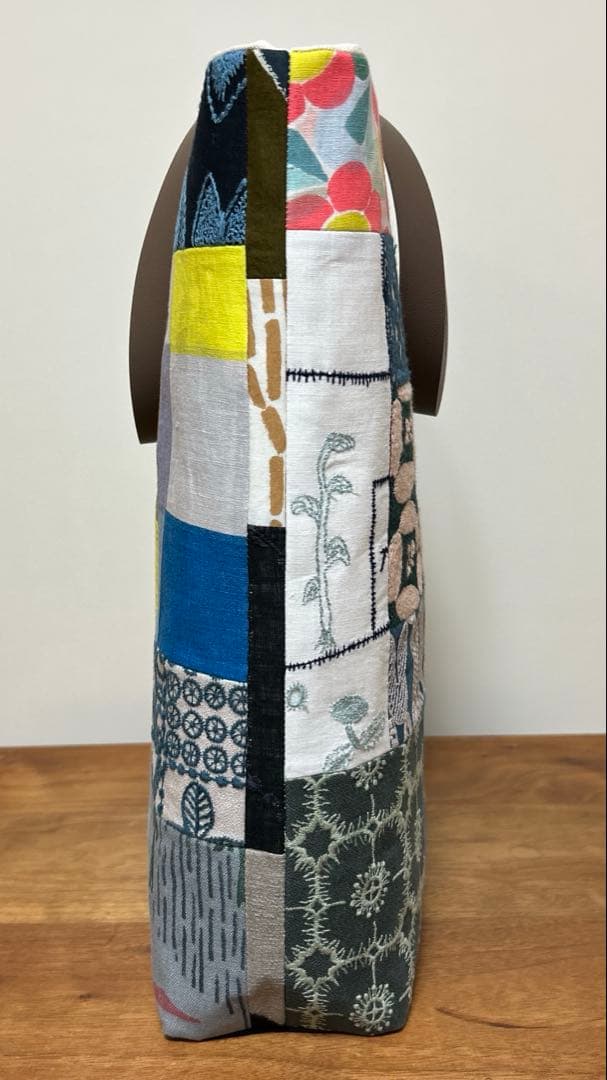 ミナペルホネン☆ ハンドメイド　バッグ　両面パッチワーク