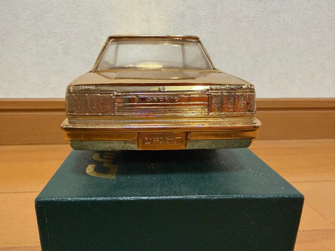 値下げ❗️NISSAN セドリック ゴールド オルゴール付シガレットケース