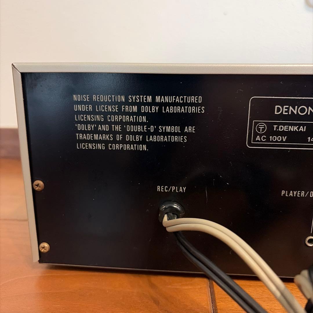 DENON デノン DR-11 ステレオカセットデッキ 稼働品 再生録音OK