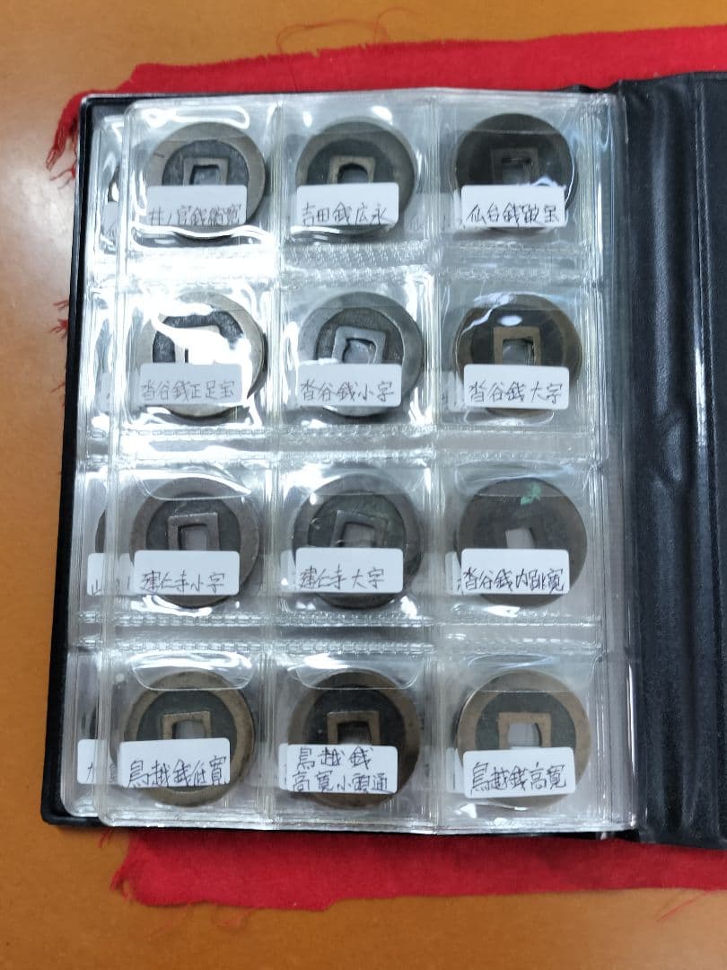 古銭 寛永通宝 96種類セット。アルバム入り 比較的に状態の良い物を集めました