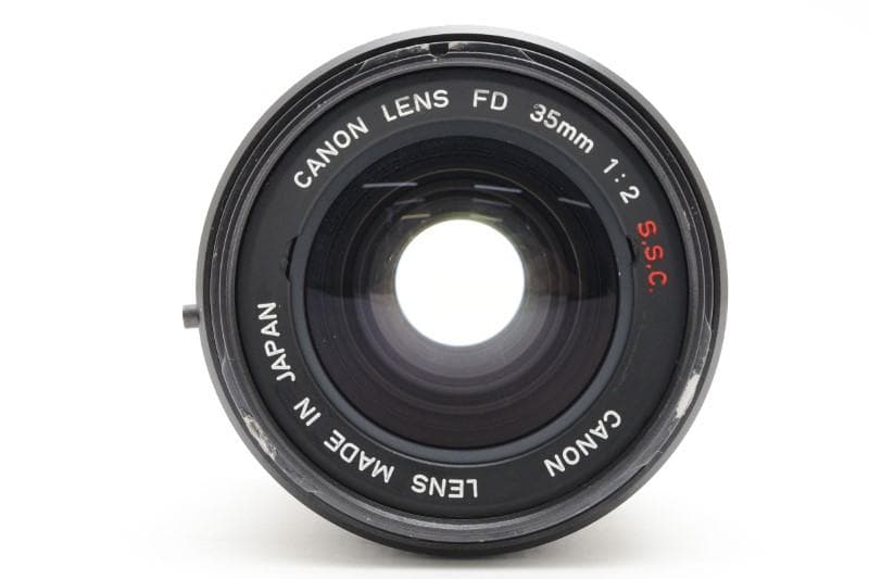 Canon FD 35mm f/2 S.S.C.広角レンズ（整備品）