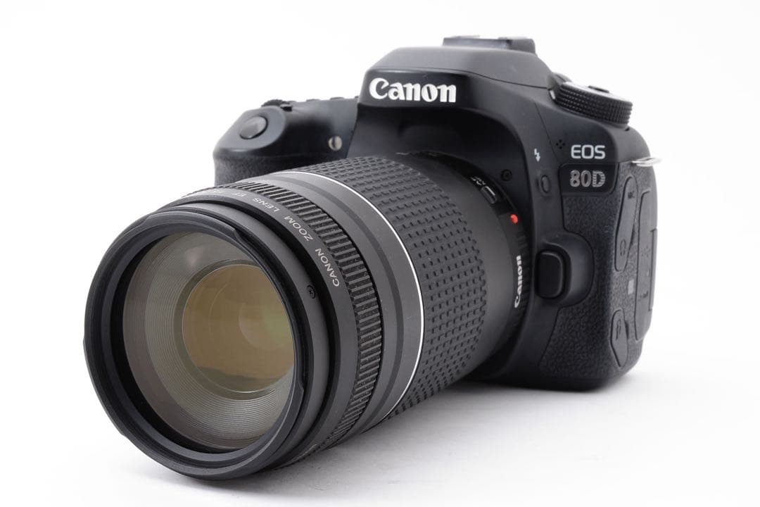 保証付き/デジタル一眼レフカメラ Canon EOS 80D/望遠レンズセット