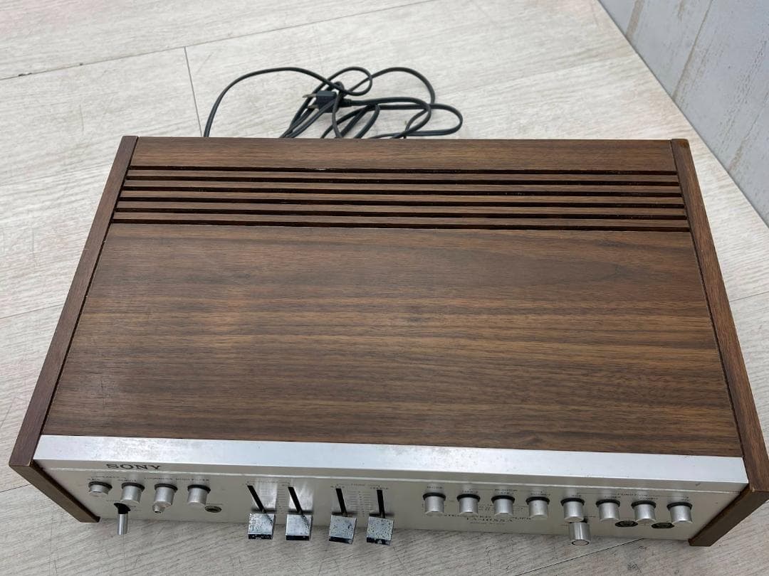 当時物 ソニー プリメインアンプ TA-1055A 動作確認済 取説 音響機器