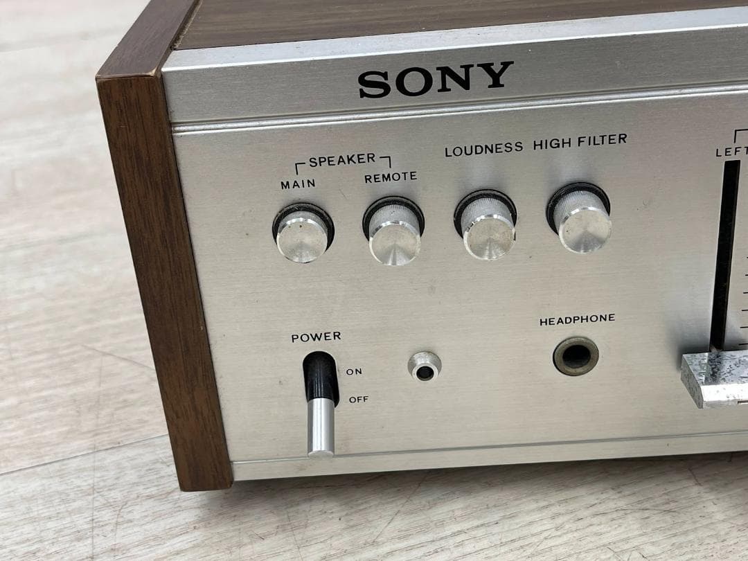 当時物 ソニー プリメインアンプ TA-1055A 動作確認済 取説 音響機器