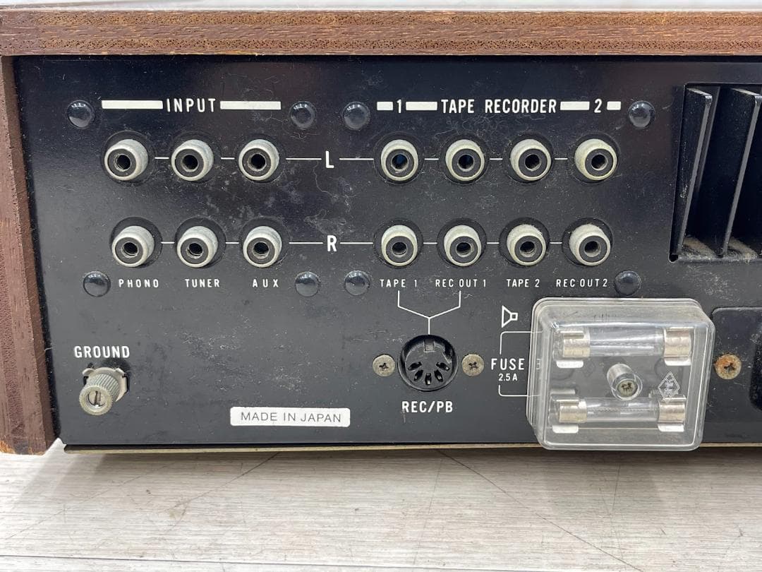 当時物 ソニー プリメインアンプ TA-1055A 動作確認済 取説 音響機器