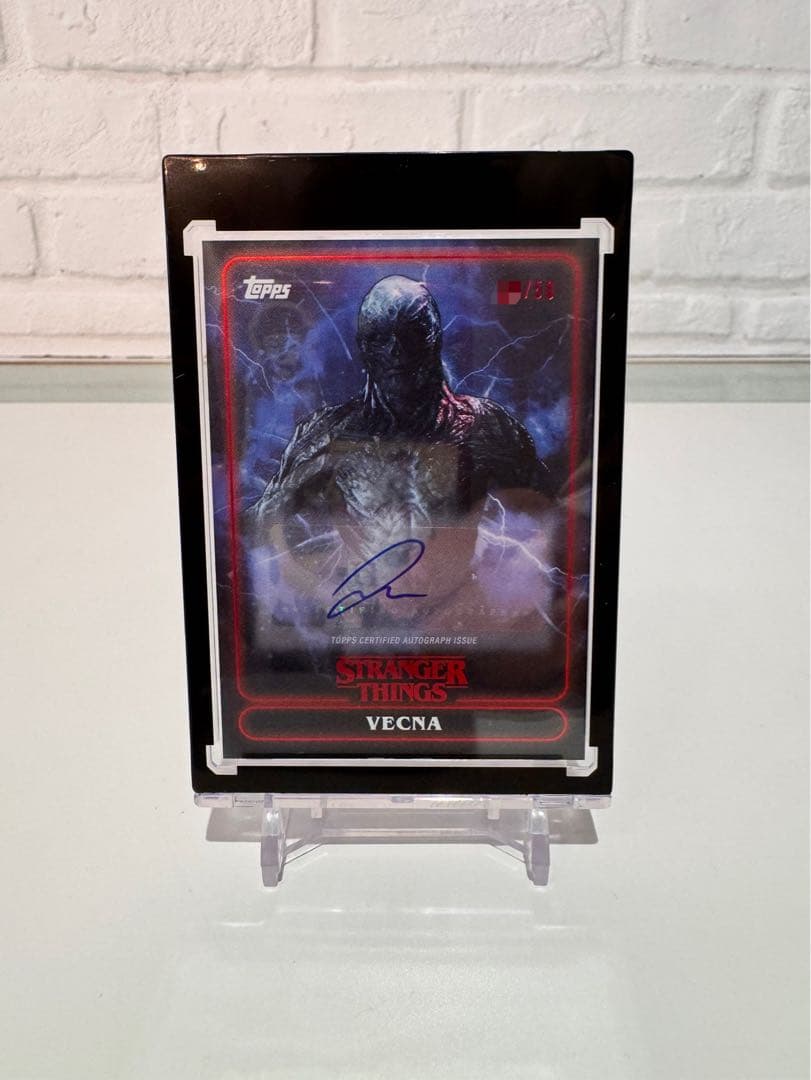 【世界50枚限定 】Stranger Things VECNA 直筆サインカード