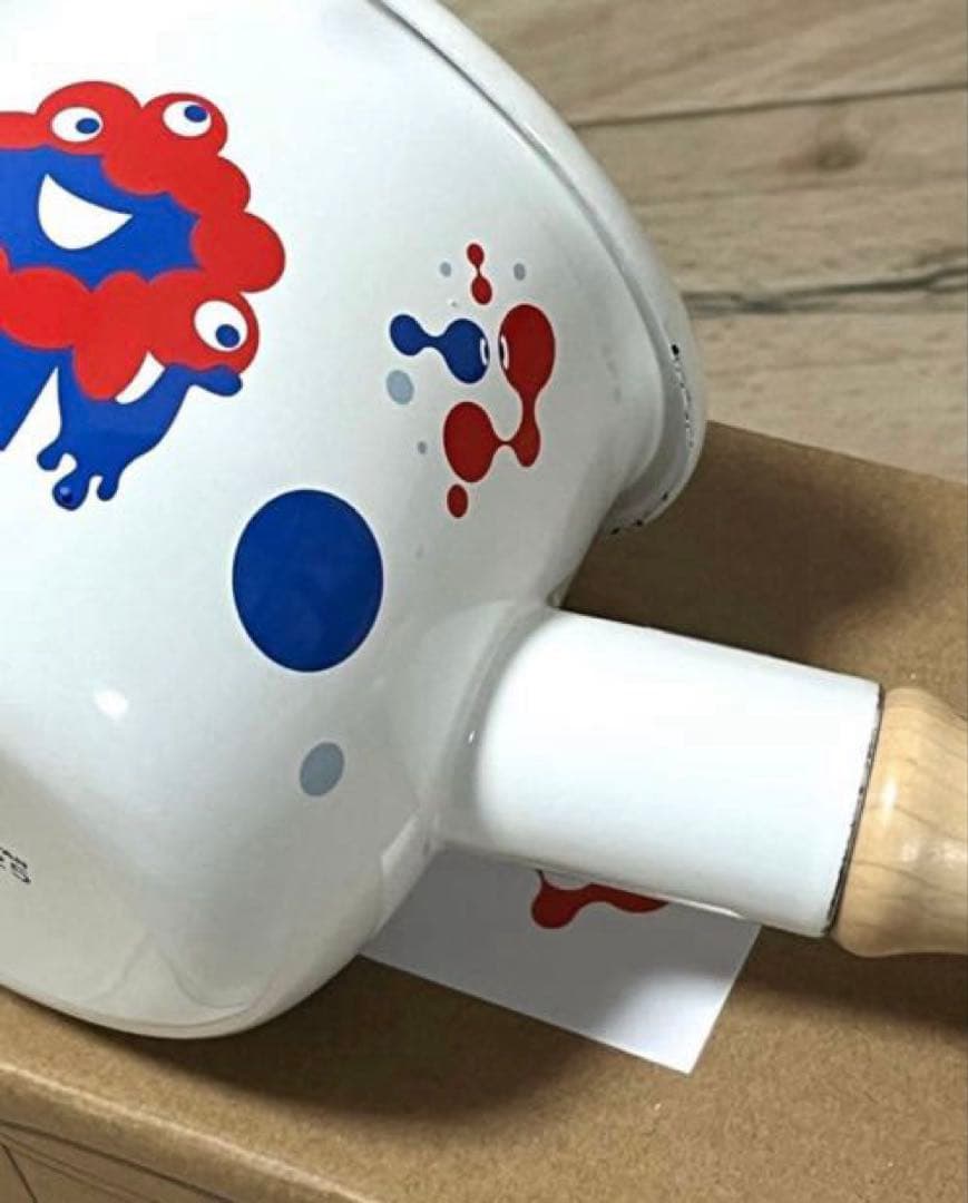 【新品】EXPO2025 ミャクミャク ホーロー プチ ミルクパン 水玉 片手鍋