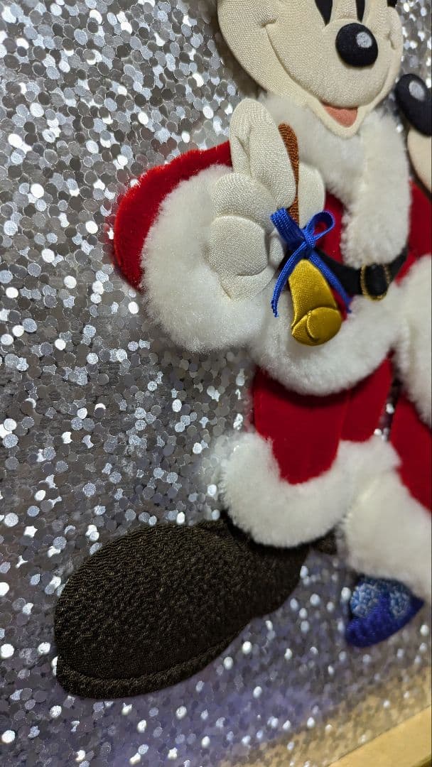 ミッキー＆ミニー クリスマス 押し絵