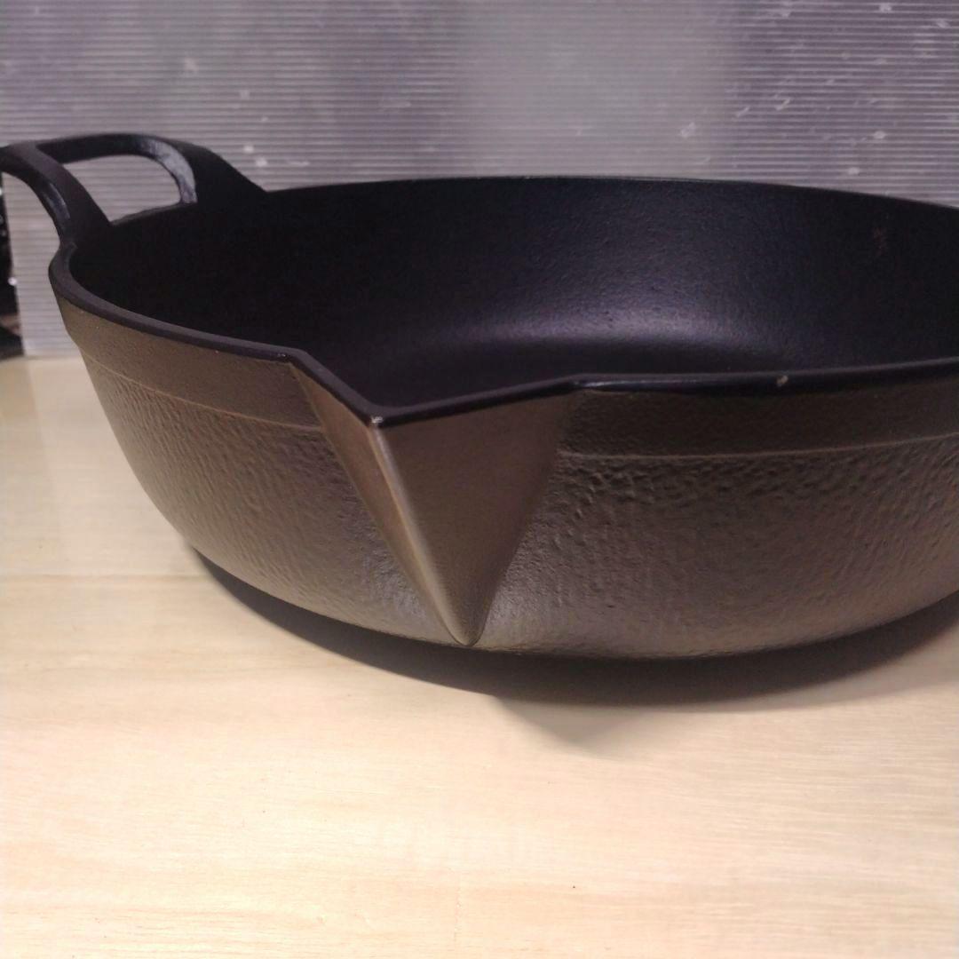 新品未使用品！ 南部鉄器 盛岡 岩鋳 iwachu 天ぷら鍋27cm