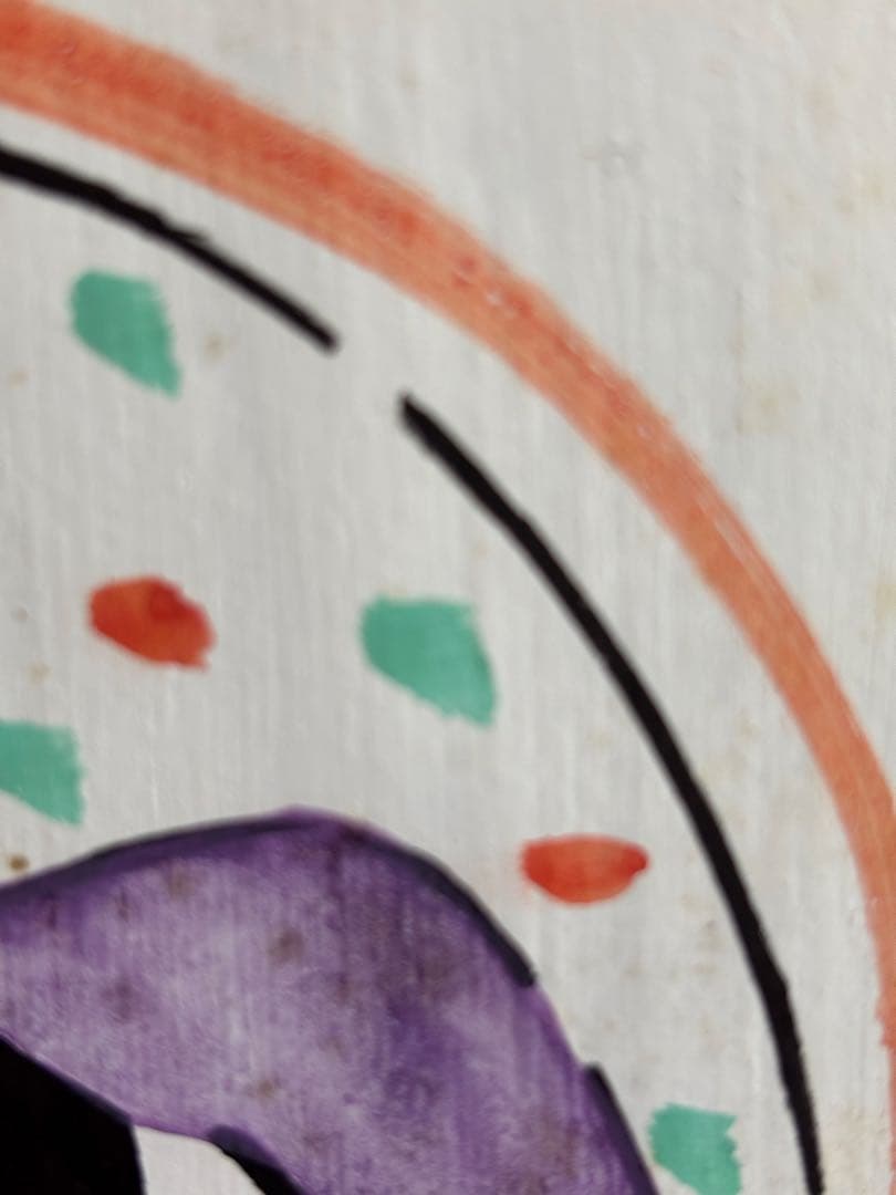 人間国宝芹沢銈介作板絵和文色彩額