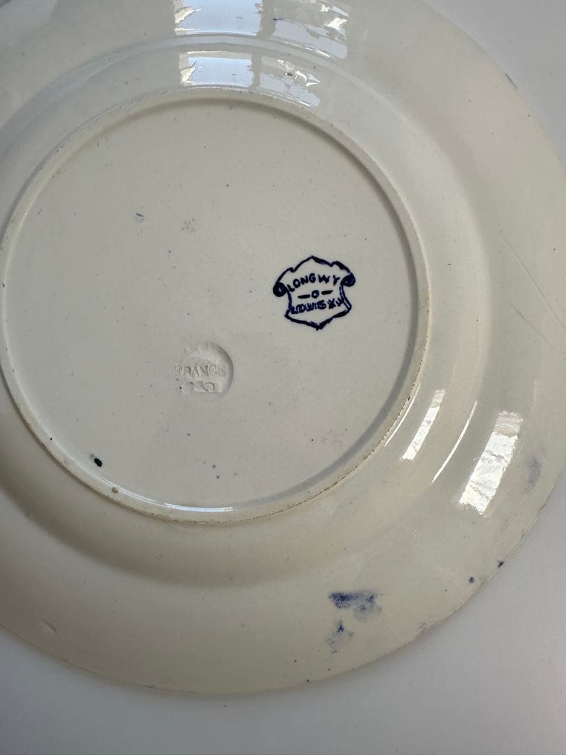 longwy ルイ15世　ロンウィー　フランス　アンティーク　プレート　皿