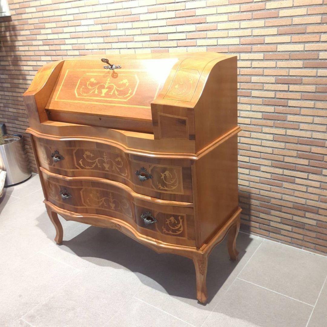 如月セール◇ITALYTarocco社製　象嵌ライティングビューロ