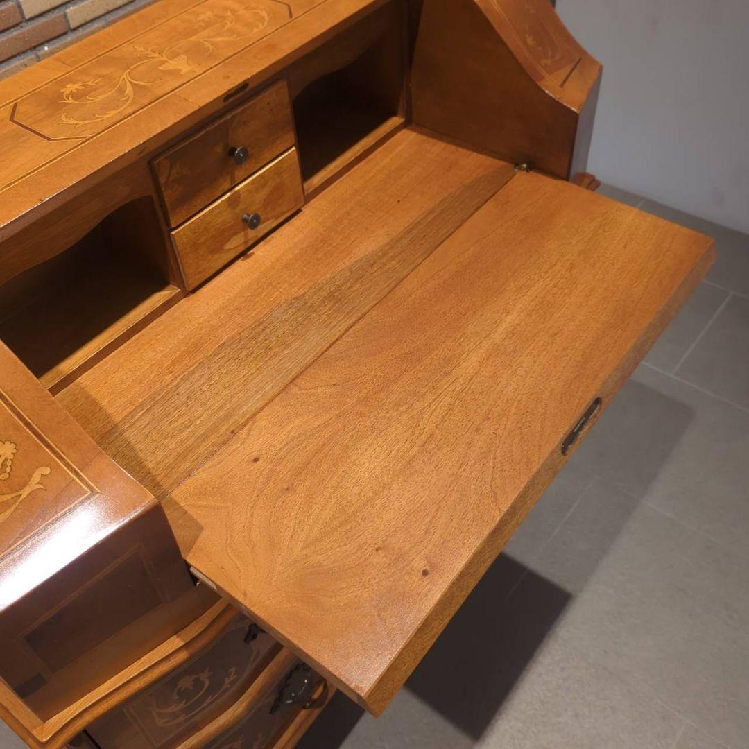 如月セール◇ITALYTarocco社製　象嵌ライティングビューロ