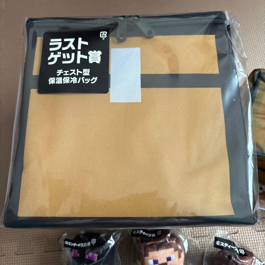 Minecraft ぬいぐるみ・マスコットセットと保冷バッグ