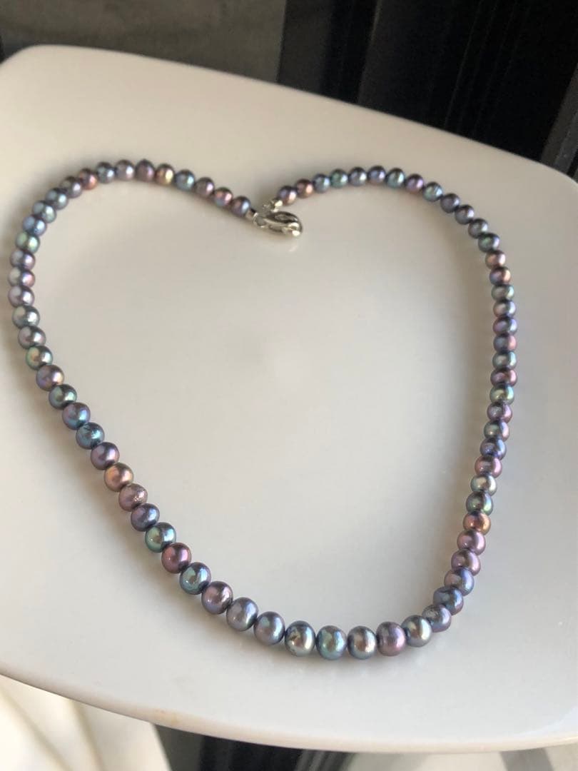 淡水無核パールネックレス　ハンドメイド