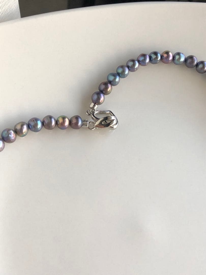淡水無核パールネックレス　ハンドメイド