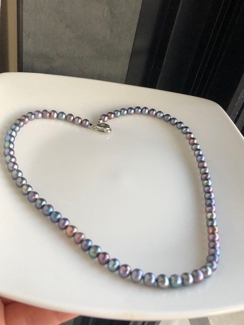 淡水無核パールネックレス　ハンドメイド