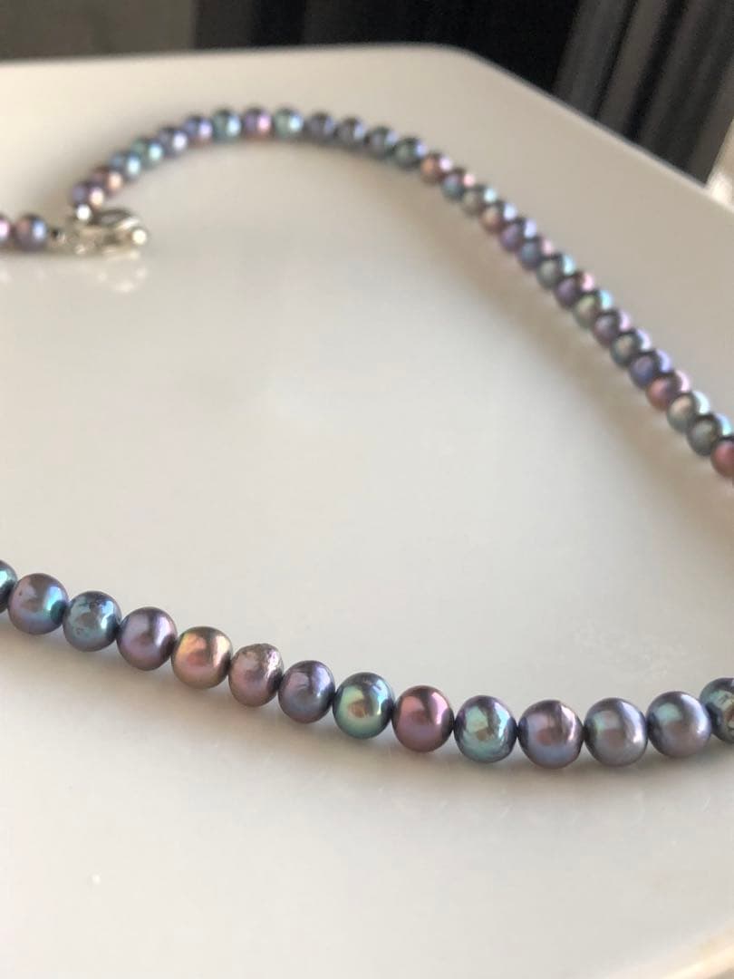 淡水無核パールネックレス　ハンドメイド