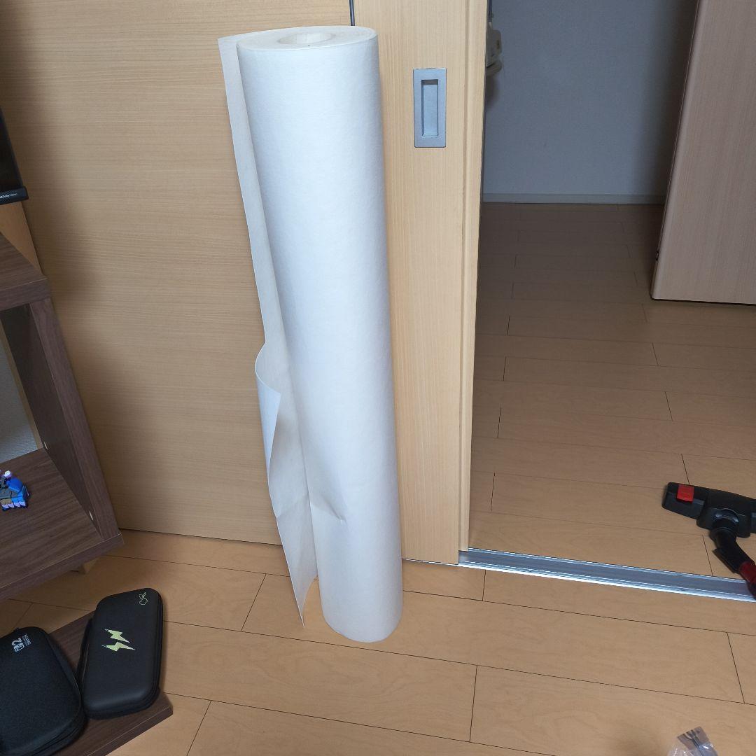 片面不織布アイロン20m ぐらいあると思います。かなり厚めです