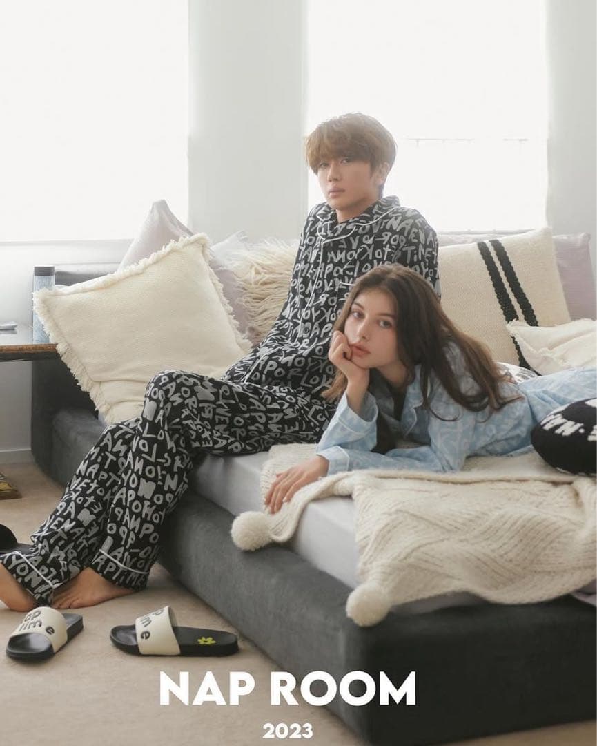 ナップタイム　naptime. Nissy 西島隆弘　総柄パジャマパンツ