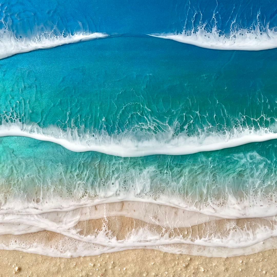 319波レジン オーシャンアート A3木製パネル 期間限定