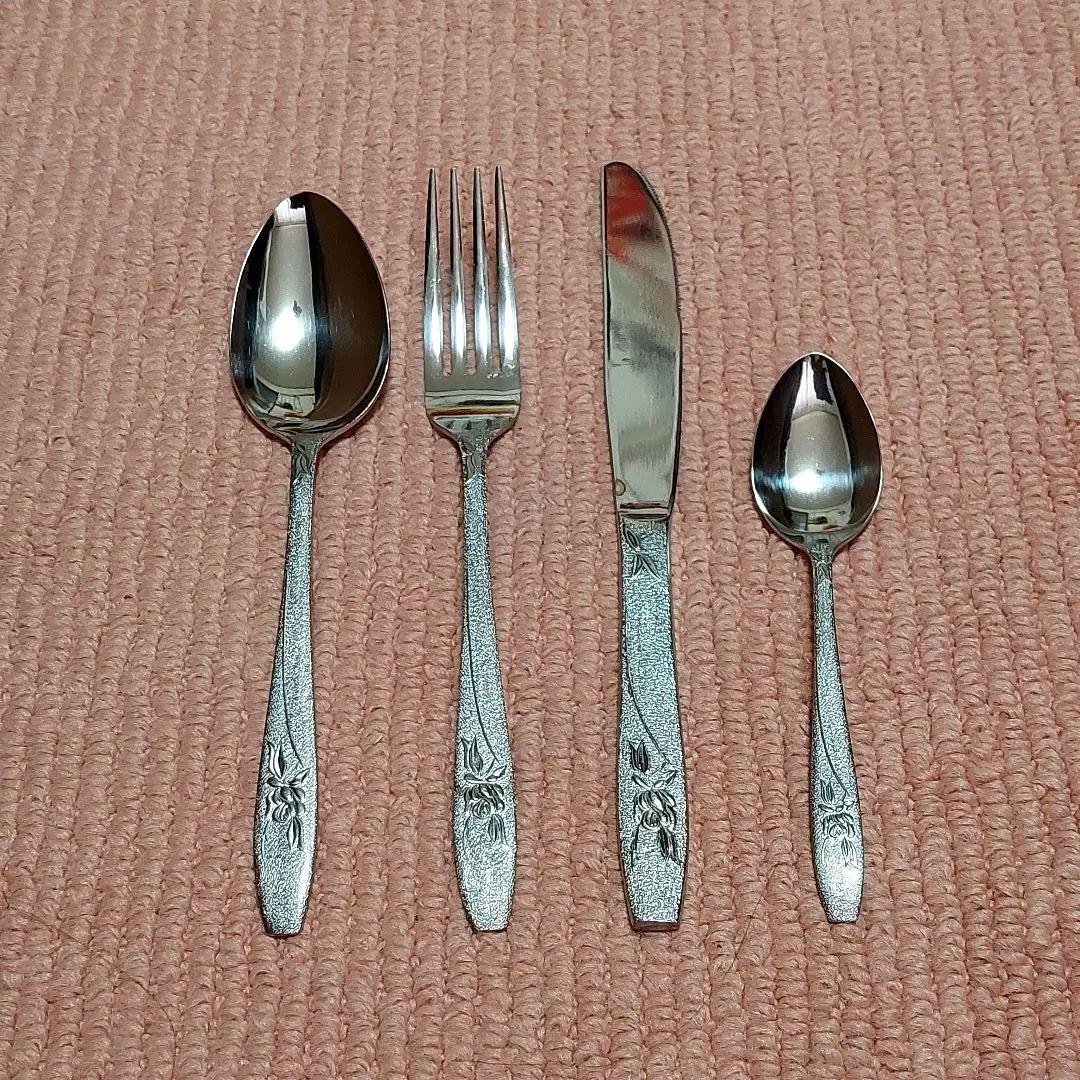 STAINLESS STEEL(ステンレス スチール) カトラリー 24本セット