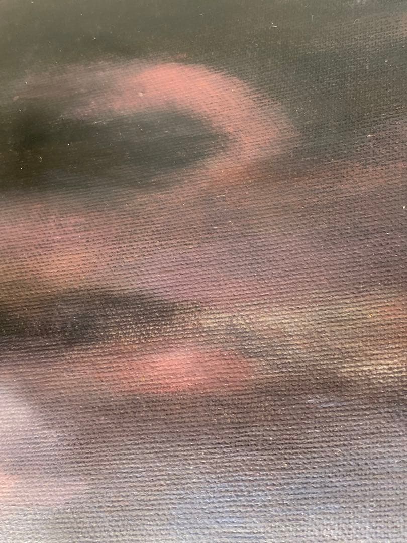 1466❣️ 油彩画  赤富士　森田  10号