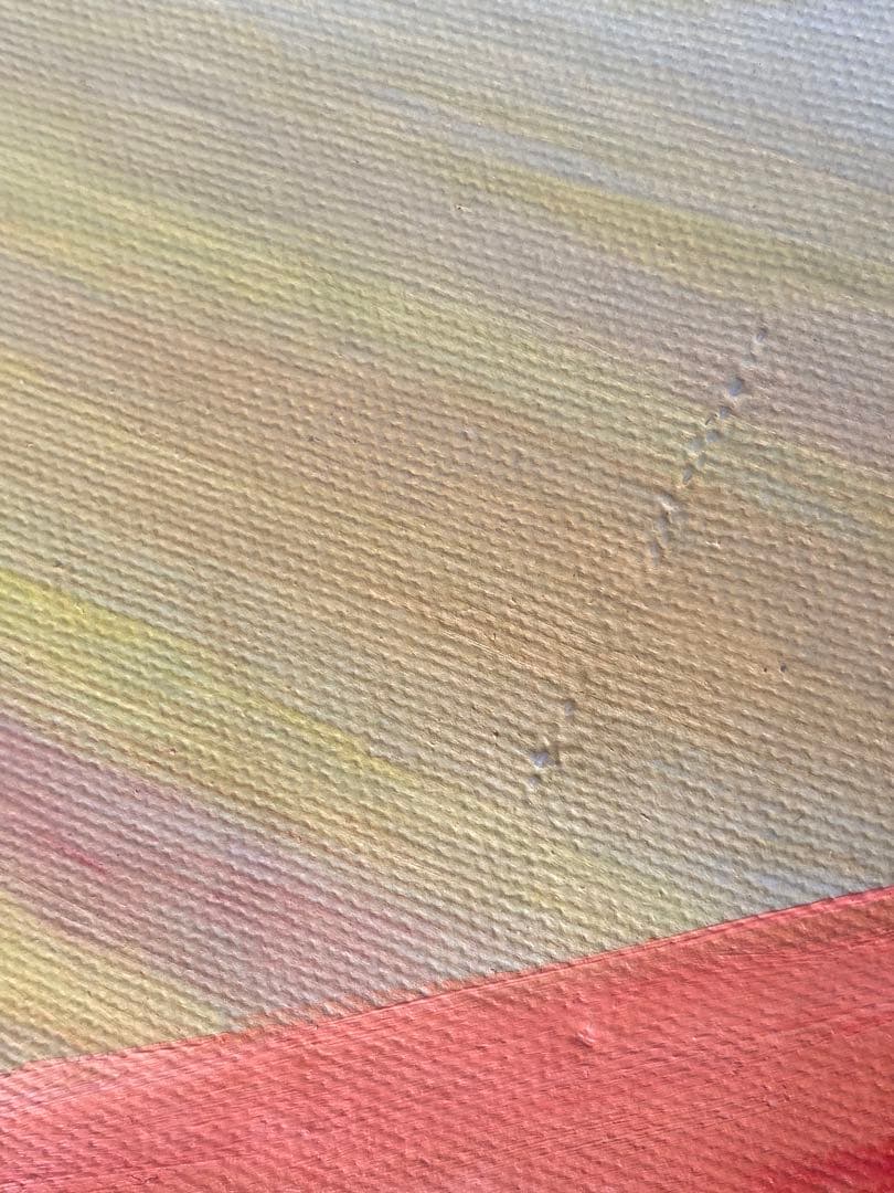 1466❣️ 油彩画  赤富士　森田  10号