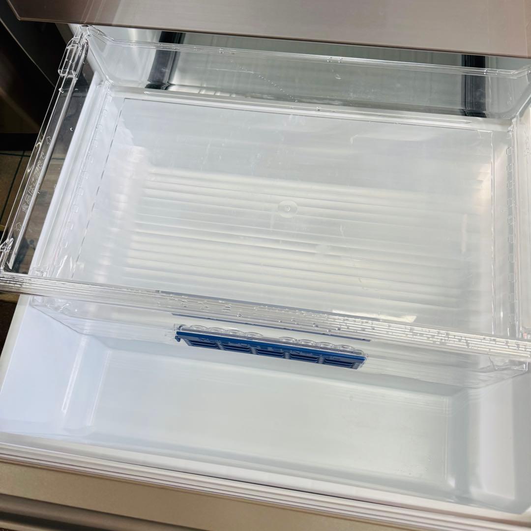 【送料込み】高年式 パナソニック ガラスドア冷凍冷蔵庫 NR-SPF455X-N