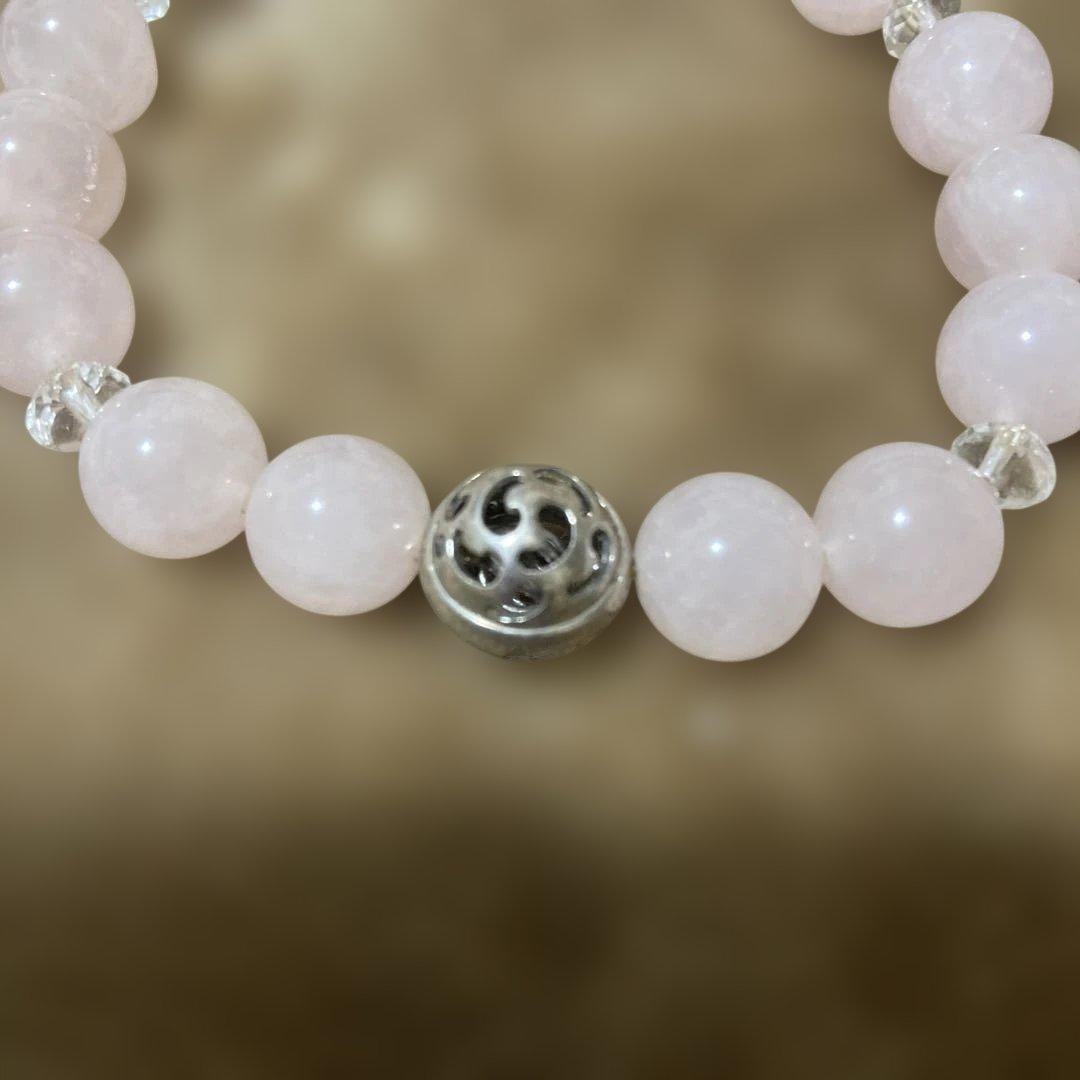 オーラソーマ　レゾナンスブレスレット ローズクォーツ