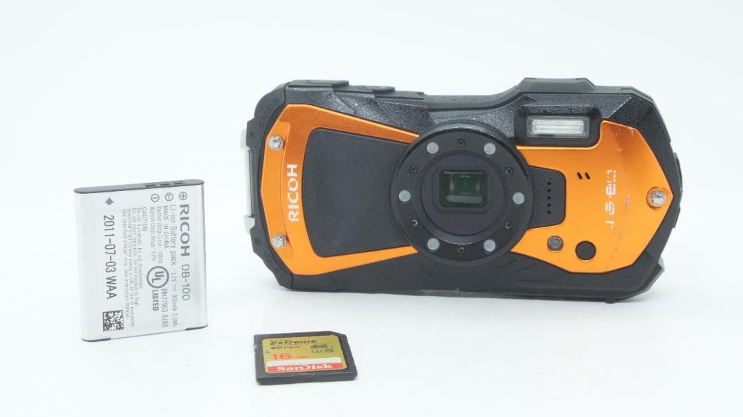 【C2066】 RICOH WG-80 オレンジ リコー