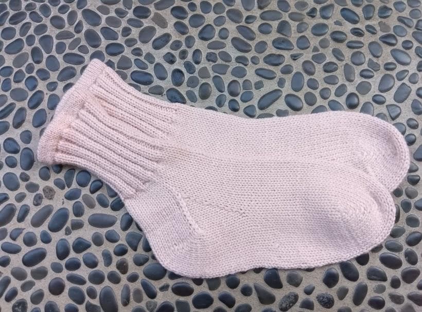 もこみ マーロ製カシミヤ100 ピンク&ブルー&アイボリー