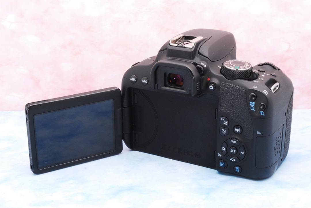 Canon kiss X9i☆一眼レフカメラ☆美品☆手ぶれ補正Wレンズ☆