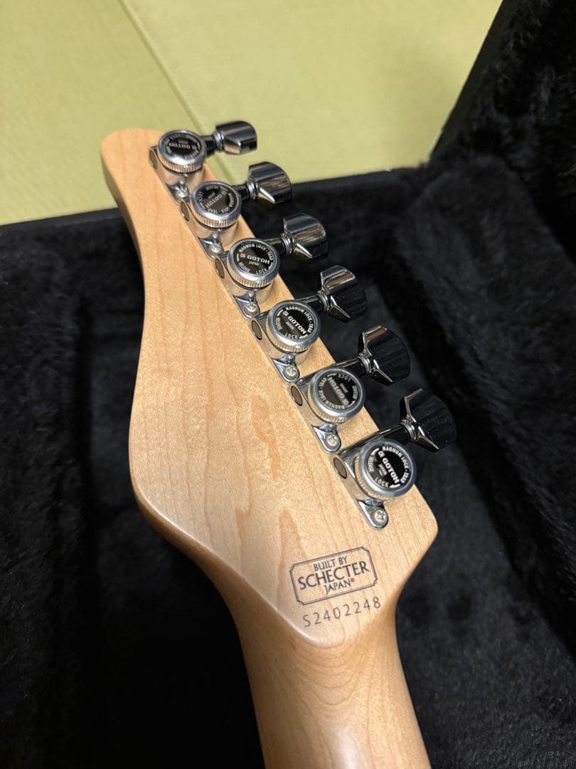 ギター SCHECTER BH-1-STD-24 Maple Deep Blue