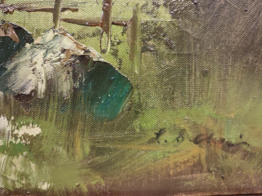 風景画 油絵 絵画 油彩画 肉筆 美術 アンティーク