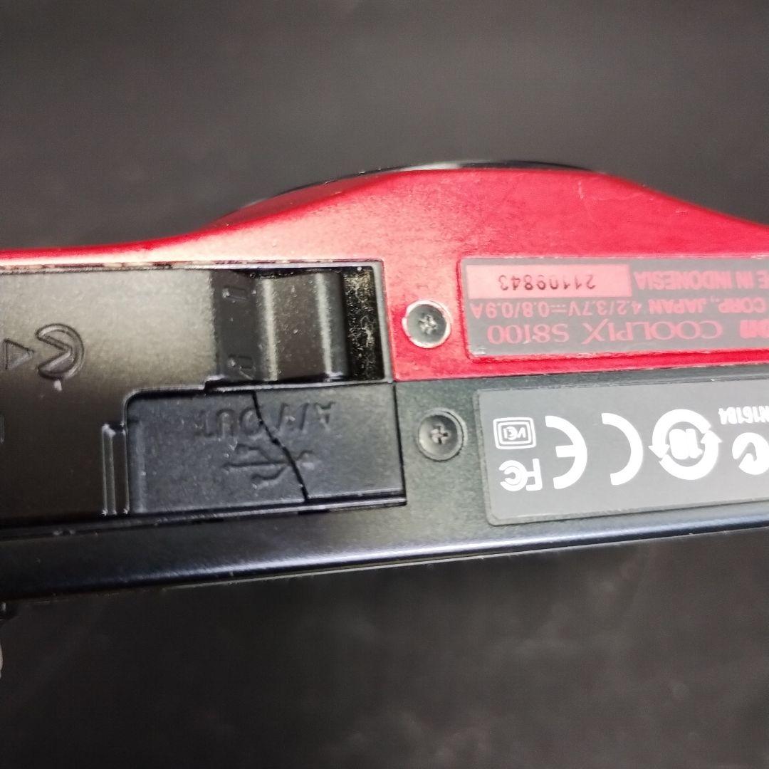ニコンNikon COOLPIX S8100 動作確認済　 人気のレッド