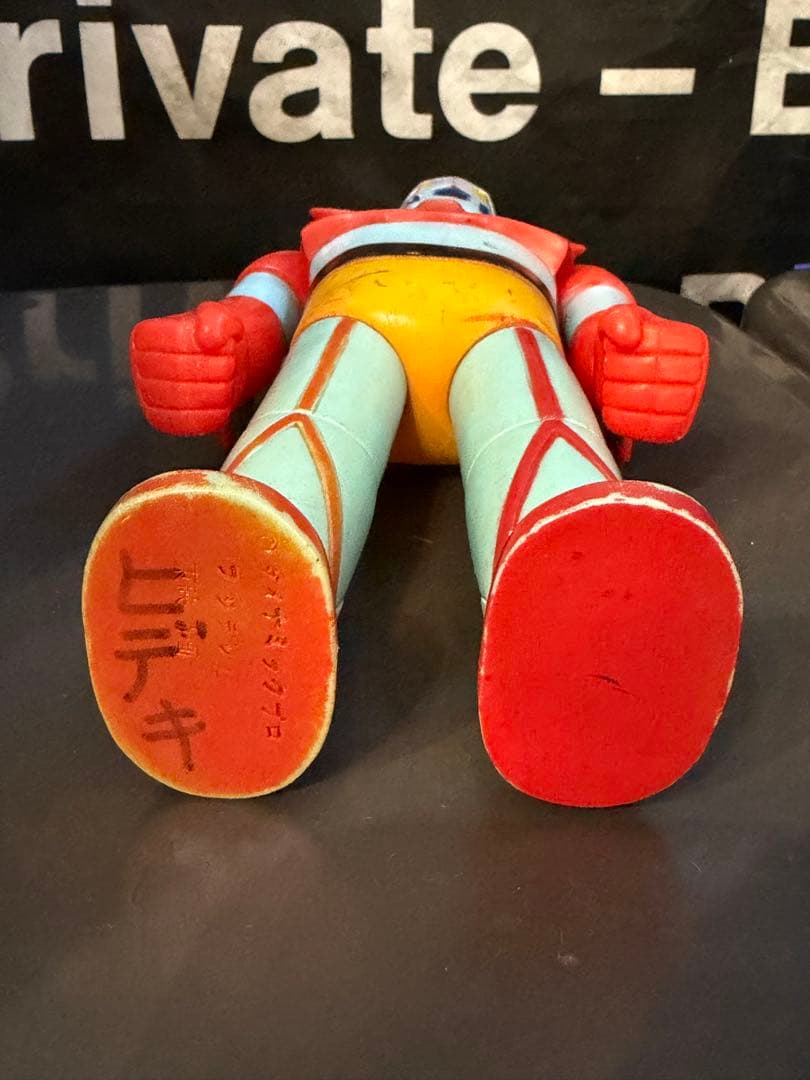 ゲッター1　ゲッターロボ　ポピー　当時物　レトロソフビ　POPPU